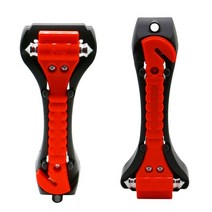 차량망치 탈출도구 비상탈출 차량용안전용품 비상비상 탈출 해머 자동 창 유리 도구 차단기 안전 벨트 커터, 한개옵션0