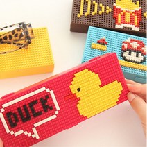 나노 블럭 필통 꾸미기 만들기 안경통 케이스, 나노블럭필통1