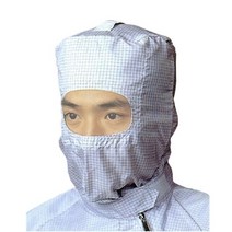 기타 제전 마스크후드 크린룸필수품 정전기방지 방진복, 01_스카이블루:XL