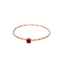 SARA GOLD 14K 루비 열송이 반지