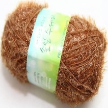 더울 뜨개 털실 뜨개실 수세미 솔잎수세미, 30갈색