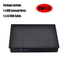 외장cd롬 디비디플레이어 리더기 휴대용 USB 3020 DVDROM 광학 드라이브 외부 슬림 CD ROM 디스크 리더 데, 02 NO.2 USB3.0