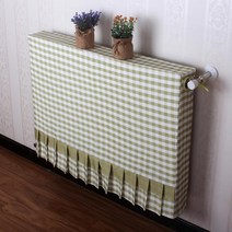 라디에이터 미화 장식 가정용 레이스 구식의 난방 먼지방지 인싸템 심플 현대 수치를 감추다 천 풀커버 3838782000, 그린