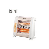 ★히터+스팀 가습 기능★ 유파 2단 석영관 히터 사무실 발난로 컴팩트 히터 전기난로 크롬도금 안전망 TSK-8616_A