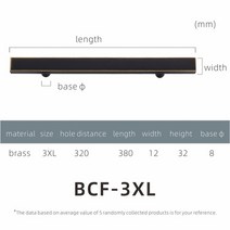 베란다 폴딩도어 부속Dooroom dulu 가구 핸들 현대 옷장 드레서 찬장 서랍 롱, bcf-3xl