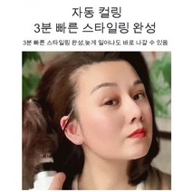 자동 열풍 빗질기 고데기 겸용 고데기, 블랙 유럽 규정