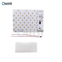 3 기어 태양열 토치 램프 회로 기판 DIY 도구 LED 태양 불꽃 보드 컨트롤러 키트 37V 51 개