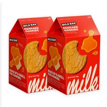 밀크바 팬케이크 쿠키 뉴욕 맛집 수제 수입 구움 과자 스모어 사무실 간식 르뱅 스낵 답례품 184g(6.5oz)x2, 184g, 2개