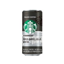 스타벅스 파이크 플레이스 로스트 블랙커피 200ml 18개