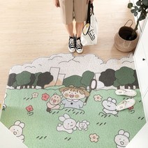 현관 베란다 바닥 장판 시트지 신발 안전화 털이개 흙먼지 논슬립 코일 방지 오염 매트, 40×60 cm, A타입