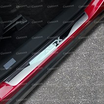 자동차 도어스커프 led 무빙 Mitsubishi asx 스티커 씰 플레이트 프로텍터, 2010-2022년