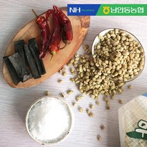 [남안동농협] 우리콩 콩알메주 5kg 숯 고추 포함, 없음