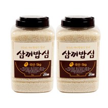[산지직송] 삼끼밥심 2022년 키크는 햅쌀 하이아미 5kg, 2개