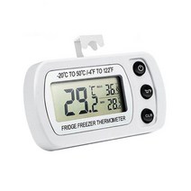 방수 디지털 최고최저온도계, 한 사이즈, 하얀