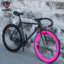 출퇴근자전거 픽시자전거 자전거 픽시 클래식자전거 입문용자전거, 30 칼 흰색과 검은 색