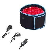 중량벨트 펄스 LED 레드 라이트 치료 벨트와 여러 모드 통증 완화 적외선 리포 레이저 360 체중 감소 허리, 01 파란_01 영국