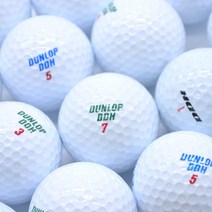 던롭 화이트 A 등급 10알 golfball골프공로스트볼