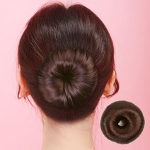 똥머리 가발 올림머리 당고머리 만두머리 부분 가발, 소혜점빵 1, 소혜점빵 다크브라운(b), 소혜점빵 본상품선택