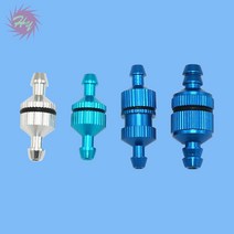 1Pc Alu 연료 필터 D5 D6 니트로/글로우 RC 모델 비행기/자동차 액세서리, [03] 1 pc D5x30 blue
