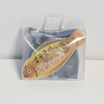 꼬마데코 하트미역잡곡굴비세트(투명미니상자) 어린이집 생일 답례품, 1개, 추석라벨