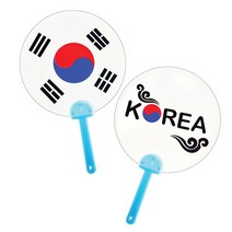 [문구조아] 유니아트 2000 태극기 부채 만들기 공예 재료, 6개