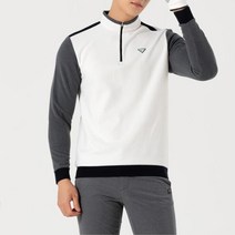 포근한 필드룩 남자 골프 반집업 긴팔 티셔츠 연습장