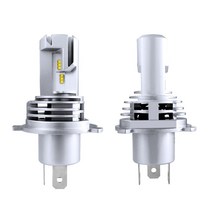 Canbus 팬리스 CSP LED 헤드라이트 전구 아우디 혼다 자동차 오토바이용 헤드램프 하이 및 로우 빔 2X H, 08 H4/9003/HB2 안녕하세요/소호
