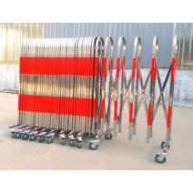 공사 현장 대문 주차장 바리케이트 접이식 휀스 울타리 휴대용 가드 레일, 1.1/9미터