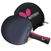 버터플라이 탁구 쉐이크 양면 라켓+가방, TBC303