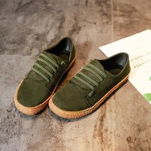 명브띠 스트랩 빈티지 여성 단화 3cm