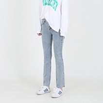 워싱이 예쁜 스판 세미 부츠컷 청바지