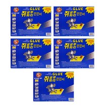 쥐파리 끈끈이 종이 2매입 5개 쥐잡이 트랩, 10매