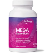 [타임딜] Microbiome Labs MegaSporeBiotic - 장 건강을 지원하는 포자 기반 프로바이오틱 바실러스 코아굴란 서브틸리스를 포함한 독점적인 블렌드 매일 사용, [01] 60개(1팩)
