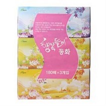 서울제지 행복들이동화 각티슈, 3개입, 2팩