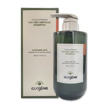 맥스 클리닉 에코글램 프리미엄 티트리 앰플 샴푸 500ml 두피 진정 탈모 케어, 1개