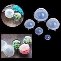 레진아트 공예 UFO 우주선 원형구 실리콘 몰드 5종, 50mm