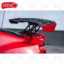 BRZ FT86 GT86 FRS VOLTEX TYPE 2 탄소 섬유 유리 후면 GT 스포일러 트림 1600MM * 260MM (높이) FT86 FRP 윙 립 레이싱 용|Spoi, 1개, 단일, Carbon Fiber, 기아