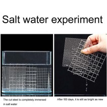 낙엽방지망 메쉬 휀스3PC (7.5cmX7.5cm) 와이어 메쉬 10-400 DIY 프로젝트용 견고한 금속 시트 304 스테인, 10 120mesh0.07mm