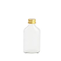 [가인글로벌] 납작병120ml 84개 1박스 골드캡 밀크티병, 120ml