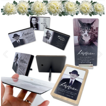 주문제작 납골당 봉안당 수목장 반려동물 메탈 추모액자 위패