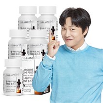 내츄럴플러스 L 아르기닌 1000 플러스, 5병, 60정