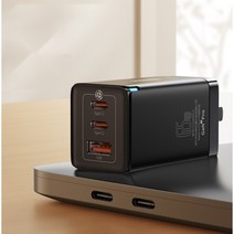 65W 질화 갈륨 충전기 GaN 초고속 충전 노트북 PC, C