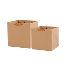 엄마마음 크라프트 무지 종이가방 쇼핑백(소), 쇼핑백(소) P10315