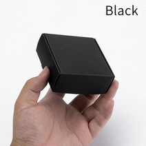 선물상자 리본 포장박스 블랙 판지 비누 맞춤형 크기 로고 인쇄 지원, 16.Black - 10pcs-15x10x6cm
