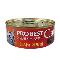 프로 캣 푸드 콤보 80g (24개 세트) 참치와 치어 / 연어 / 게맛살 / 치킨 4가지 맛이 한박스에