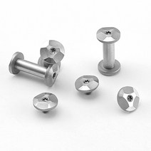 다기능 휴대 2조각 416 스테인레스 스틸 나이프 핸들 나사 매화 벚꽃 머리 M4 수정 된 칼 태아 액세서리 만, 13 Suit 6MM Hole Size3