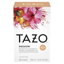 Tazo 패션 티 티백 20개 USA 미국, 20 Count (Pack of 1)