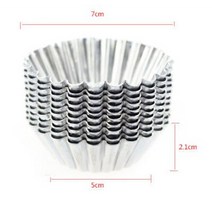 에그타르트틀 틀 타르트 베이킹 에그 미니 홈 도구 팬 몰드 만들기 5 pcs nonstick 리플 알루미늄 합금 계란 금형 꽃 모양 컵케익과 머핀 컵 tartlets--msS, y29