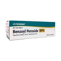 Perrigo 10% 벤조일 퍼옥사이드 젤 2.1, 2.1온스(1팩)