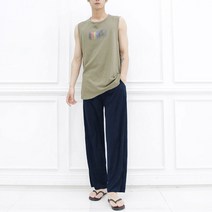 위드스타 남녀공용 시원한 여름 냉장고바지 3부 5부 9부 통바지